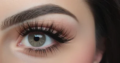 Woman With Beautiful Volume Lashes Extension 480x480